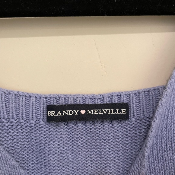 blue knit brandy melville tank! - Picture 2 of 2